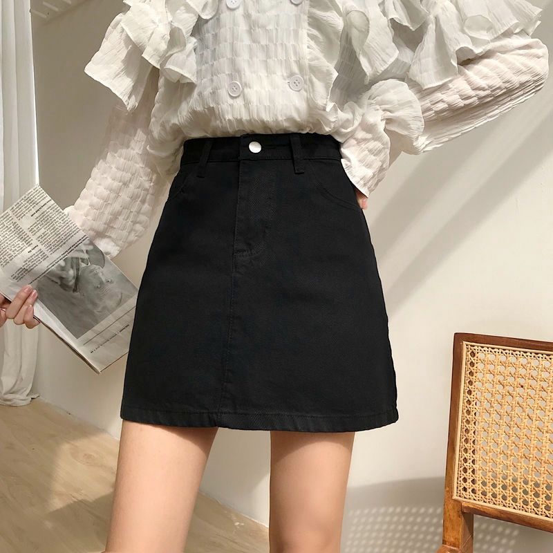 Gonna in denim a vita alta a t - Fly Line recensione e prezzo